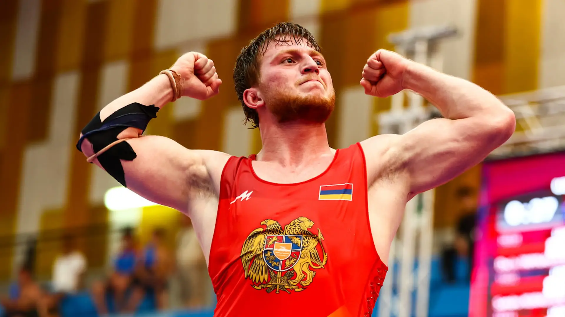 Two Armenian Wrestlers Reach the Semifinals on Day Two of the U20 European Freestyle Wrestling Championships