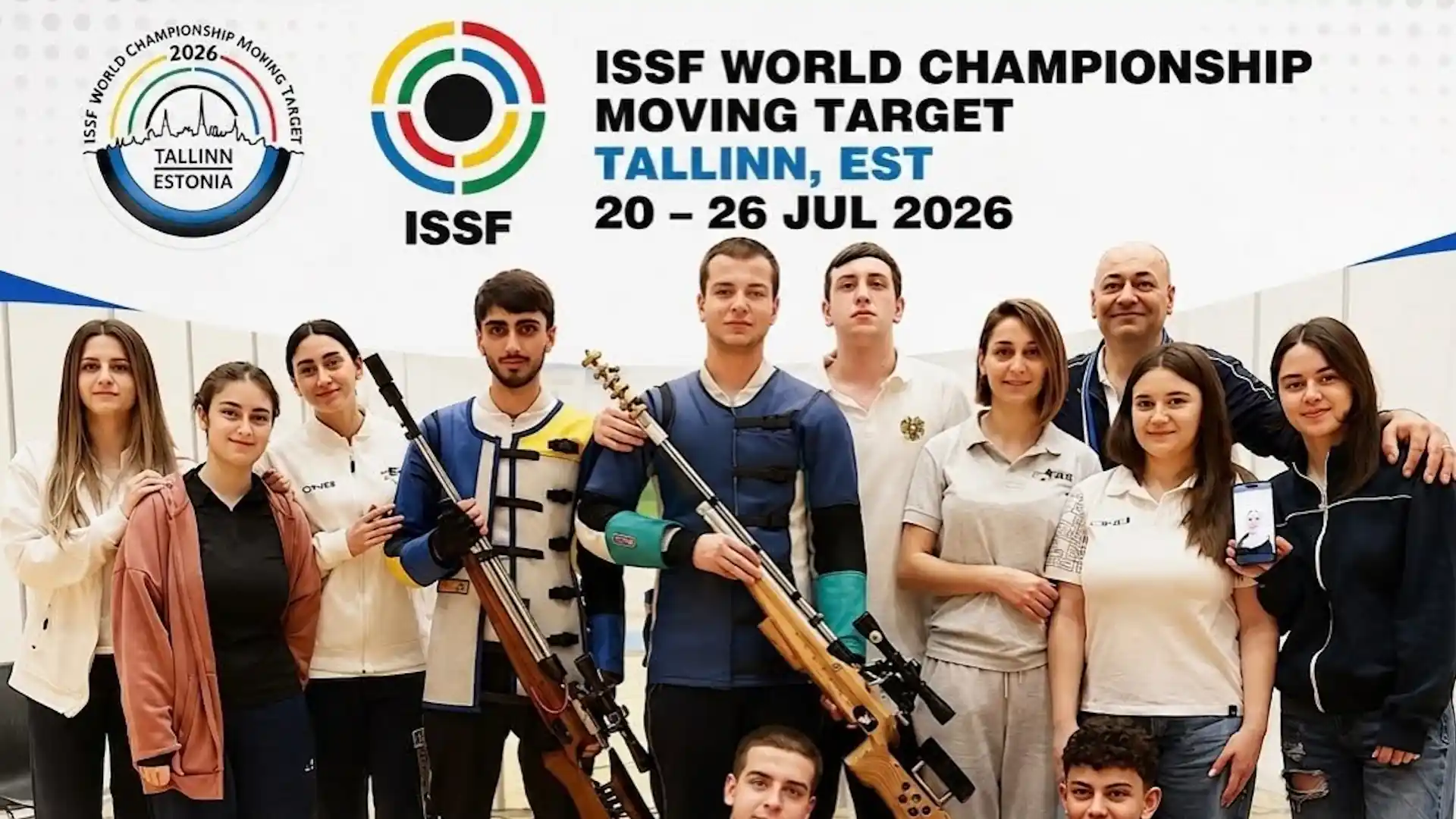 Armenian shooters top the medal table at the World Championships in Tallinn