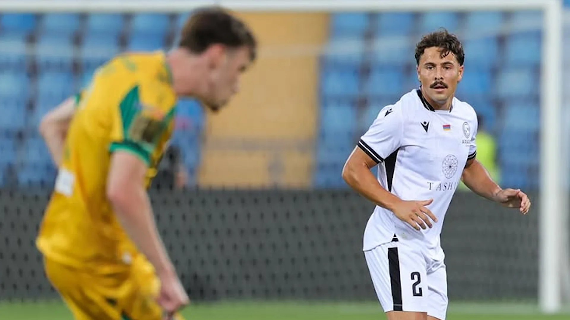Ararat-Armenia and Shamrock Rovers starting lineups for the Champions League second leg