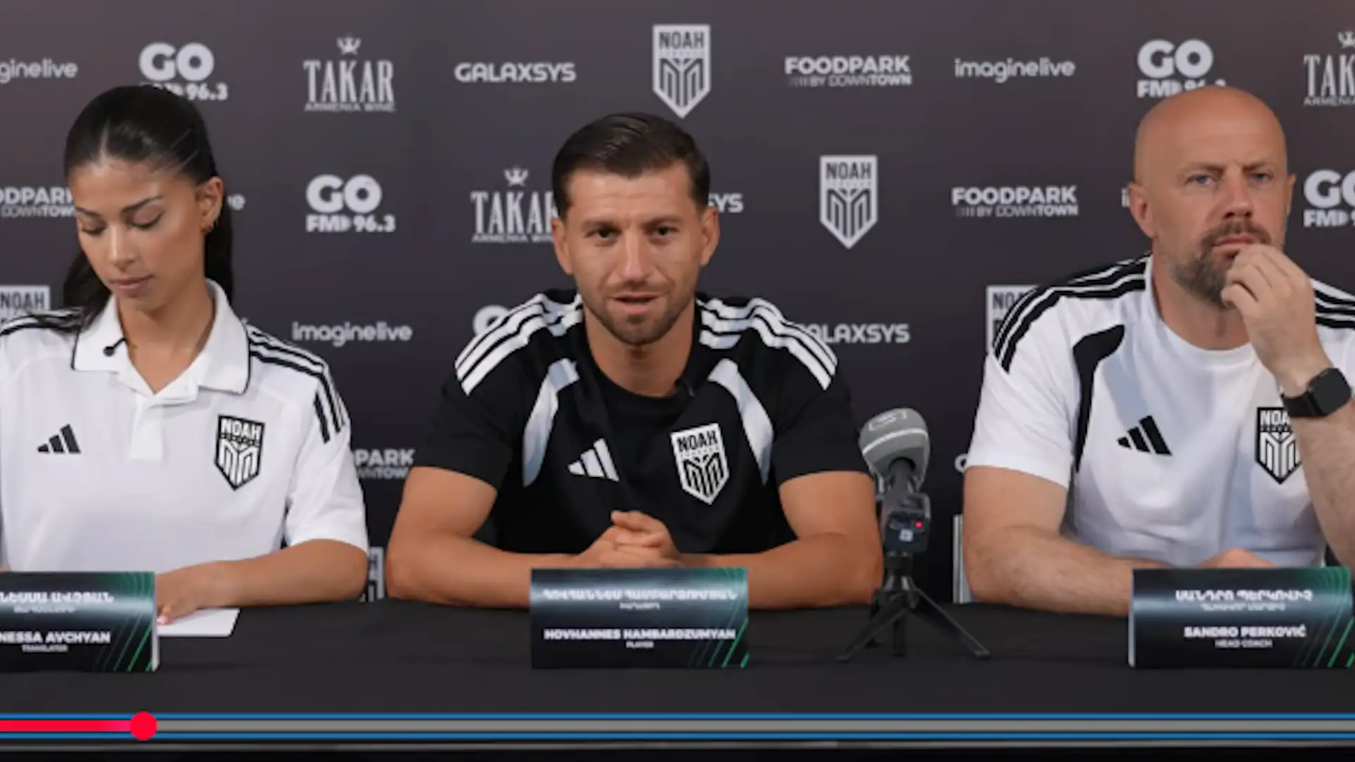 Sandro Perković and Hovhannes Hambardzumyan on the Upcoming Match Against Zimbru