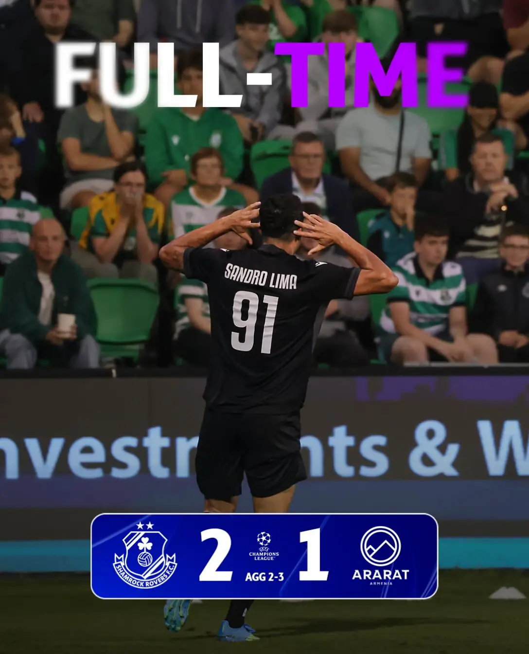 Shamrock Rovers - Ararat Armenia